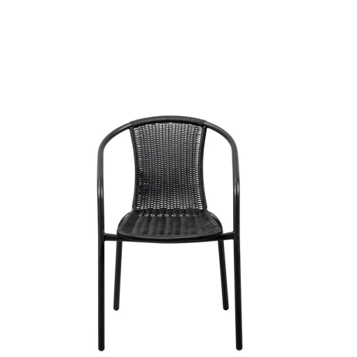 CASA Gerona Silla Apilable Negro