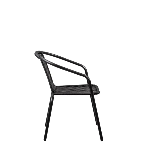 CASA Gerona Silla Apilable Negro