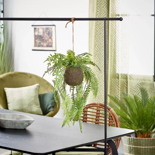 CASA Greenery Macetero Colgante Con Helecho Verde
