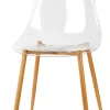 CASA Ice Silla De Comedor Transparente, Natural