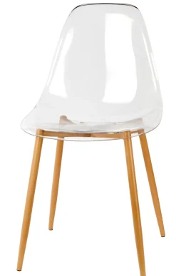 CASA Ice Silla De Comedor Transparente, Natural
