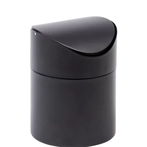 CASA Industria Cubo De Basura Para La Mesa Negro