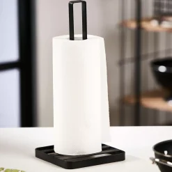 CASA Industria Soporte De Papel De Cocina Negro