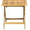 CASA Joshua Mesa Plegable Marron