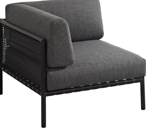 CASA Jumbo Silla Esquinera Negro