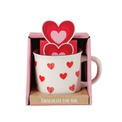 CASA Lovely Juego De Regalo Blanco, Rojo