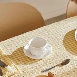 CASA Marea Taza Y Plato Blanco