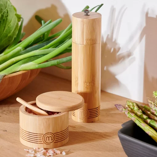CASA Masterchef Bote Para Sal Con Cuchara Natural