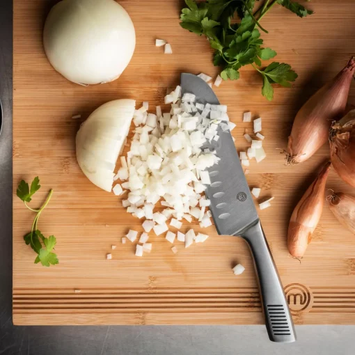 CASA Masterchef Cuchillo Santoku Plateado