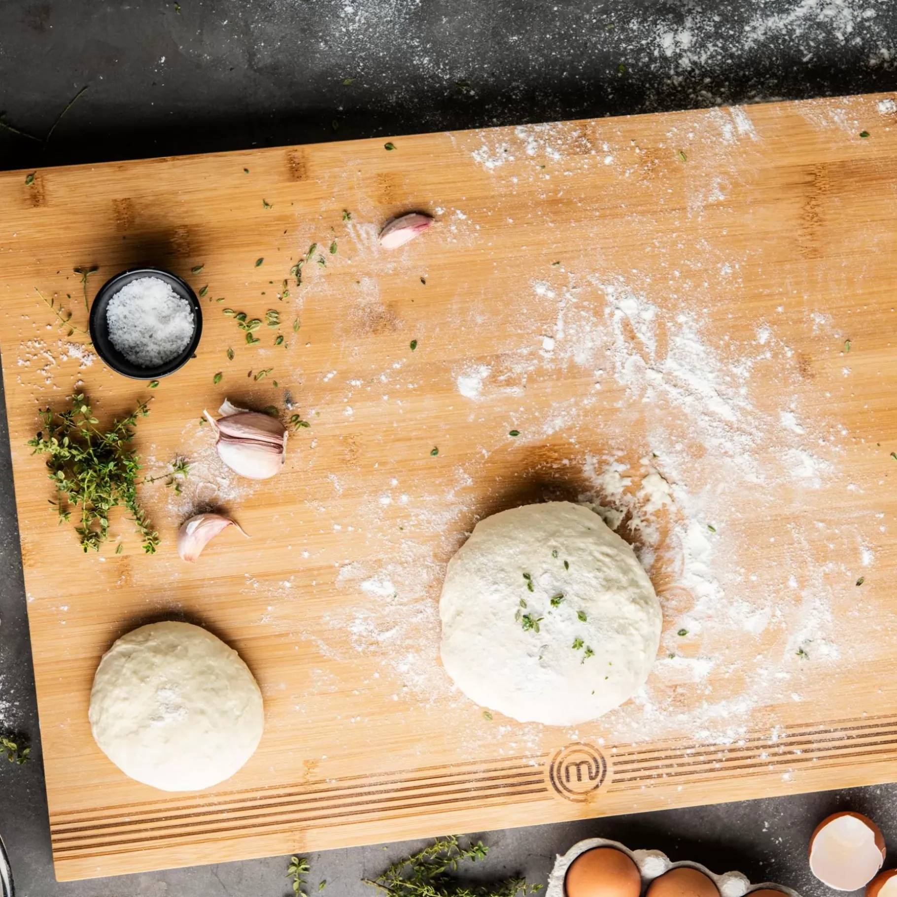 CASA Masterchef Tabla De Cortar Para Encimera Natural