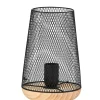 CASA Mesh Lampara De Mesa Negro