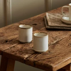 CASA Mineral Marble Taza De Espresso Blanco