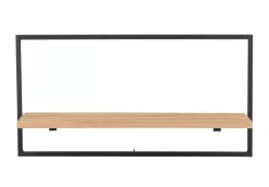 CASA Mix&Match Estanteria De Pared Negro, Natural