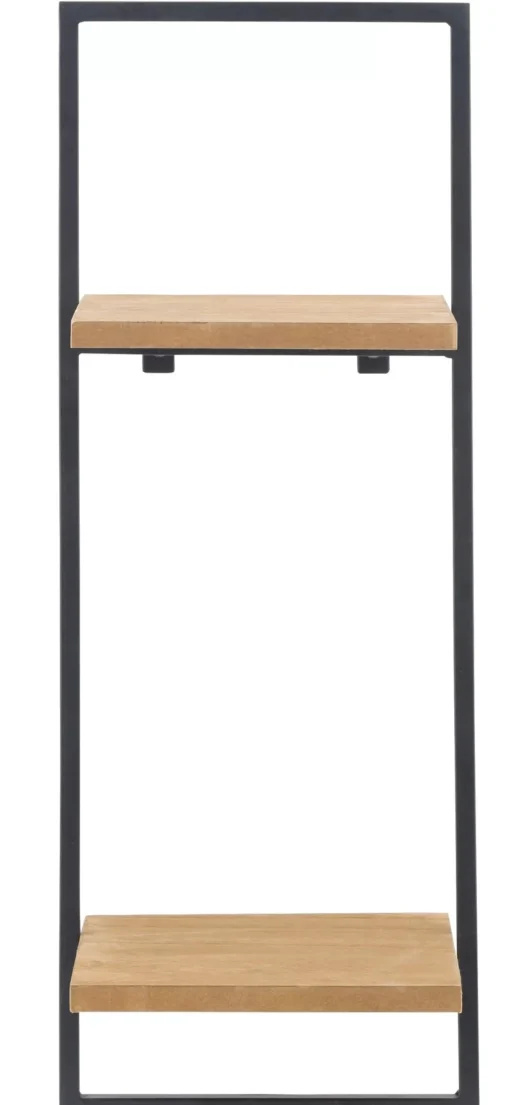 CASA Mix&Match Estanteria De Pared Negro, Natural