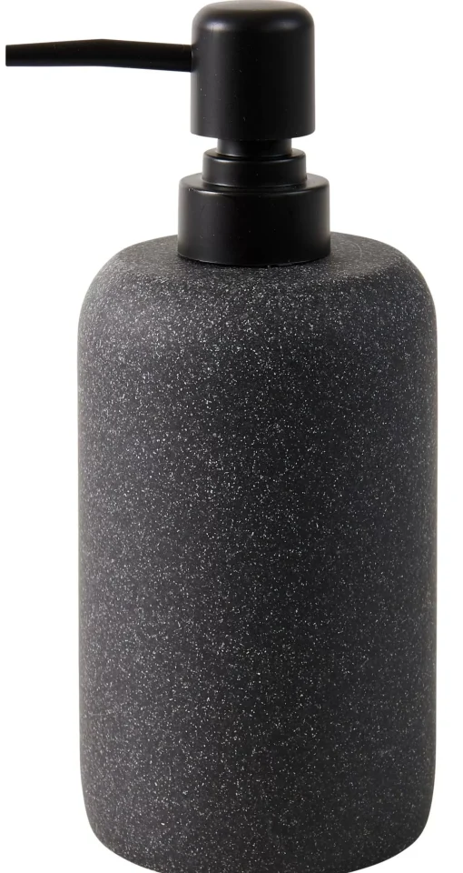 CASA Moon Dispensador De Jabon Negro, Gris Oscuro