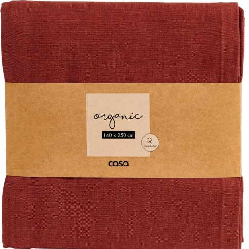 CASA Organic Mantel Rojo