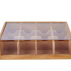 CASA Panda Caja Para Te 12 Compartim. Natural