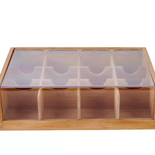 CASA Panda Caja Para Te 12 Compartim. Natural