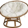 CASA Papasan Silla Natural, Blanco Apagado