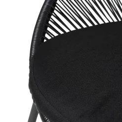 CASA Papayo Silla Lounge Negro