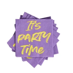 CASA Party Paquete De 20 Servilletas Morado