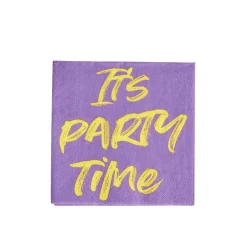CASA Party Paquete De 20 Servilletas Morado