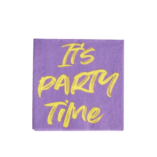 CASA Party Paquete De 20 Servilletas Morado