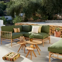 CASA Pauletta Luxe Cojin De Espalda Verde