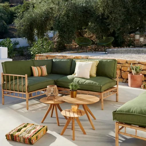 CASA Pauletta Luxe Cojin De Espalda Verde
