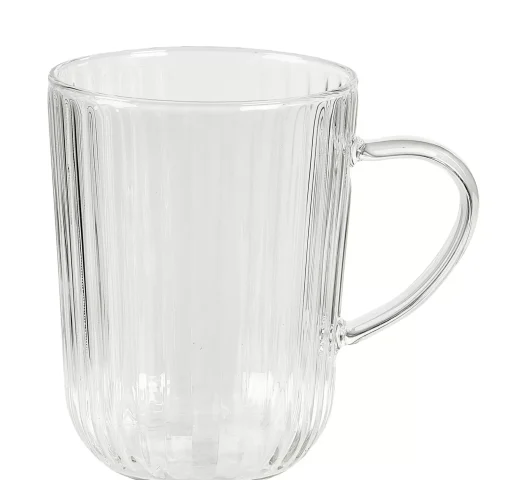 CASA Pausa Vaso De Te Con Asa Transparente