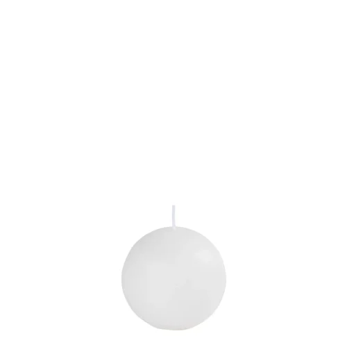 CASA Pure Rustic Vela Esferica Blanco