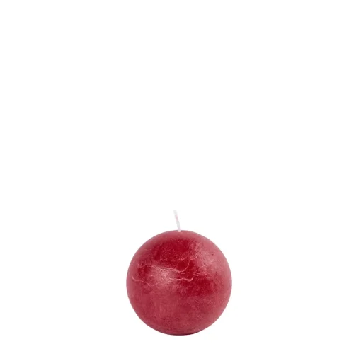 CASA Pure Rustic Vela Esferica Rojo