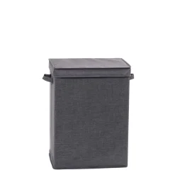 CASA Rango Cesta Para Colada De Lujo Gris Oscuro