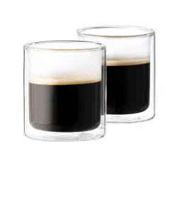 CASA Relax Vaso De Doble Pared Juego De 2 Transparente