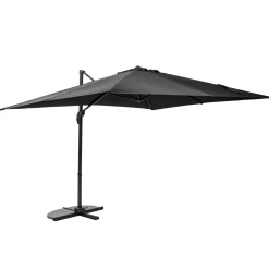 CASA Riva Parasol Colgante Sin Pie Negro