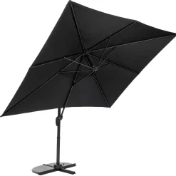 CASA Riva Parasol Colgante Sin Pie Negro