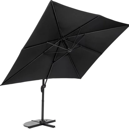 CASA Riva Parasol Colgante Sin Pie Negro