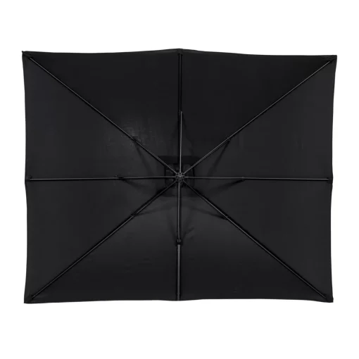CASA Riva Parasol Colgante Sin Pie Negro