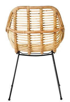 CASA Rotan Silla De Comedor Natural