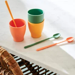 CASA Samba Cucharilla Para Coctel Naranja