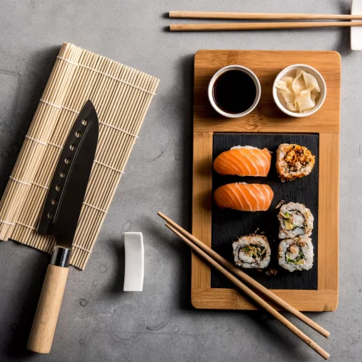 CASA Samourai Juego Para Sushi De 10 Piezas Natural