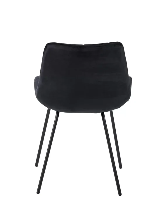 CASA Silka Silla De Comedor Negro
