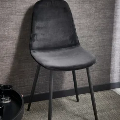 CASA Silke Silla De Comedor Negro