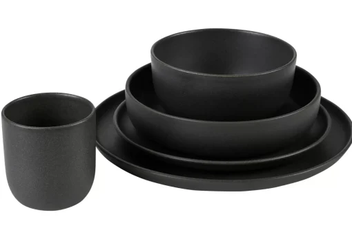 CASA Soul Coal Plato Llano Gris Oscuro