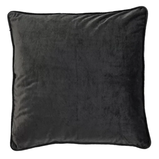 CASA Suave Funda Para Cojin Gris Oscuro