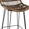 CASA Sumatra Silla De Bar Negro, Natural