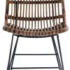 CASA Sumatra Silla De Comedor Negro, Marron