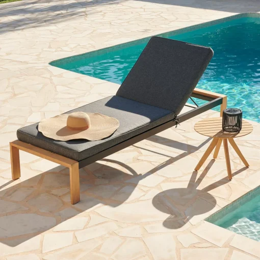 CASA Teak Luxe Tumbona Natural