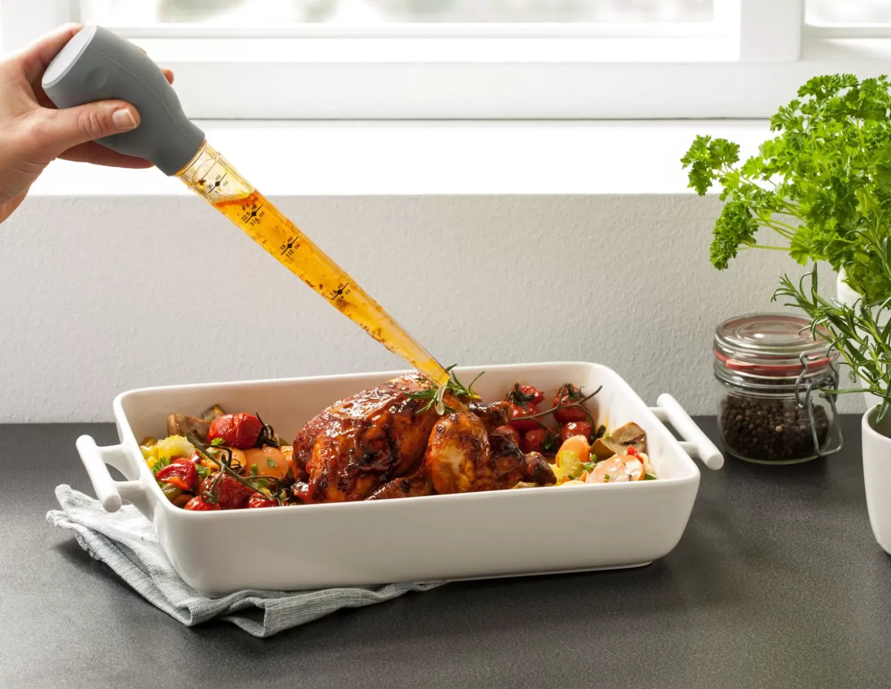 CASA Turkey Jeringa Para Salsas Gris