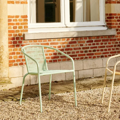 CASA Verona Silla Apilable Aguamarina
